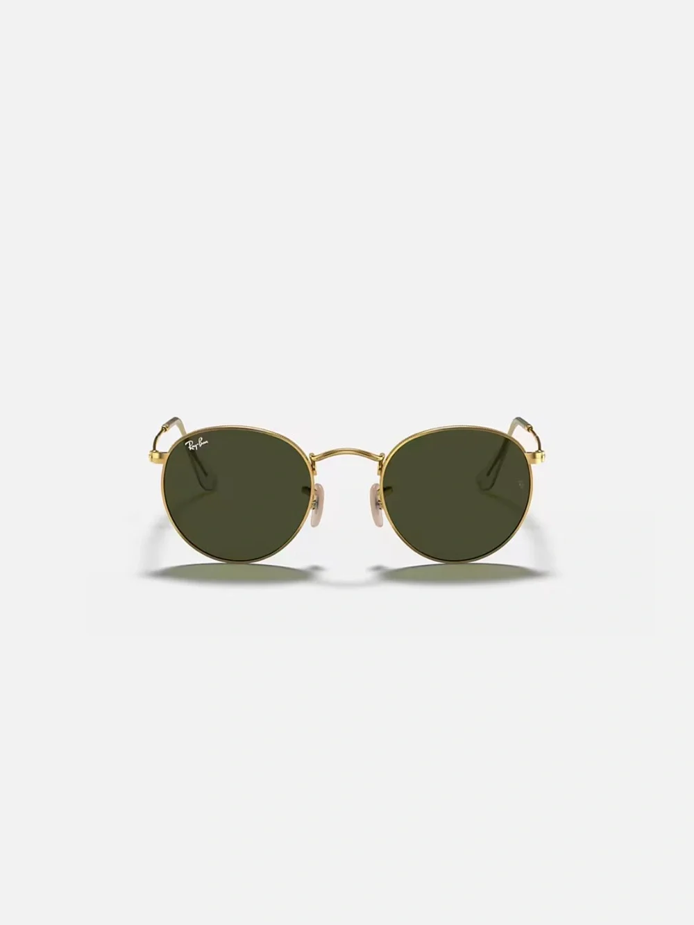 Ray-Ban Round Metal Sunglasses in Gold Trim